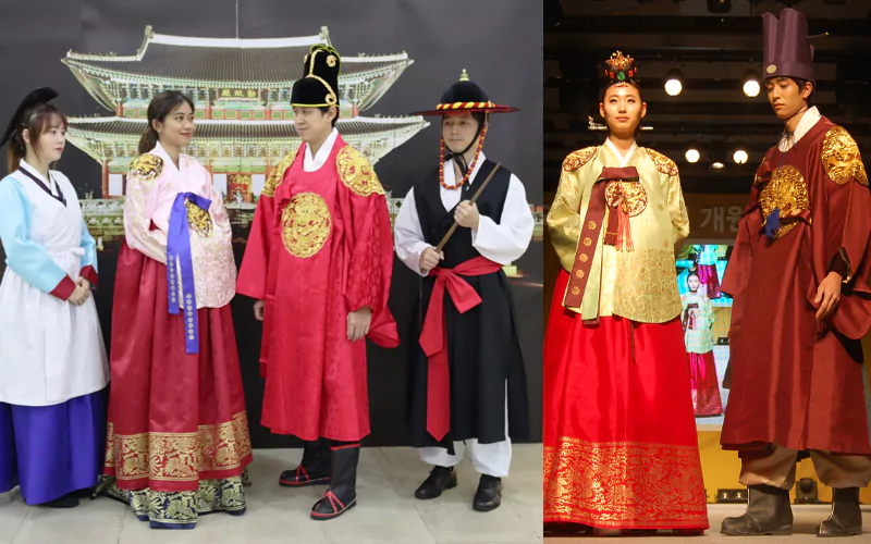 Unique features of the Korean dresses
